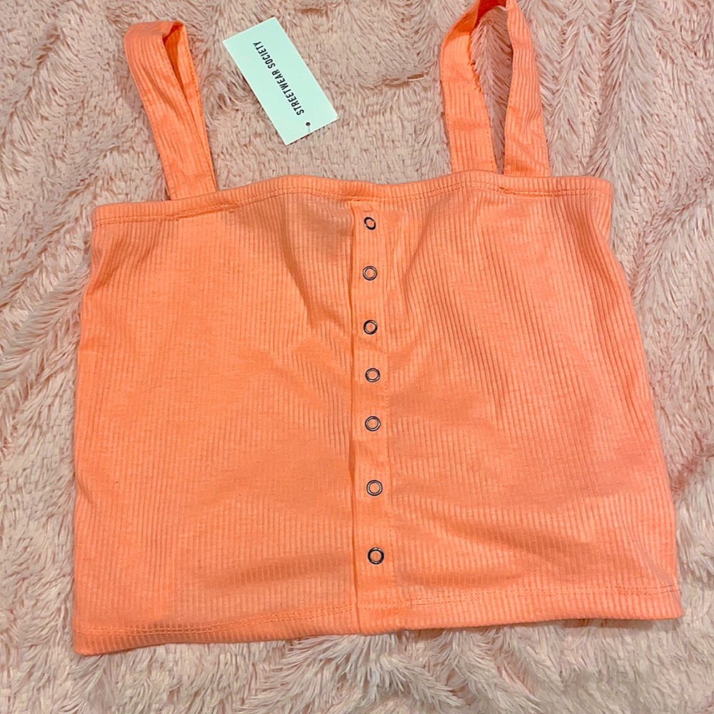 Hot pink street wear society cami